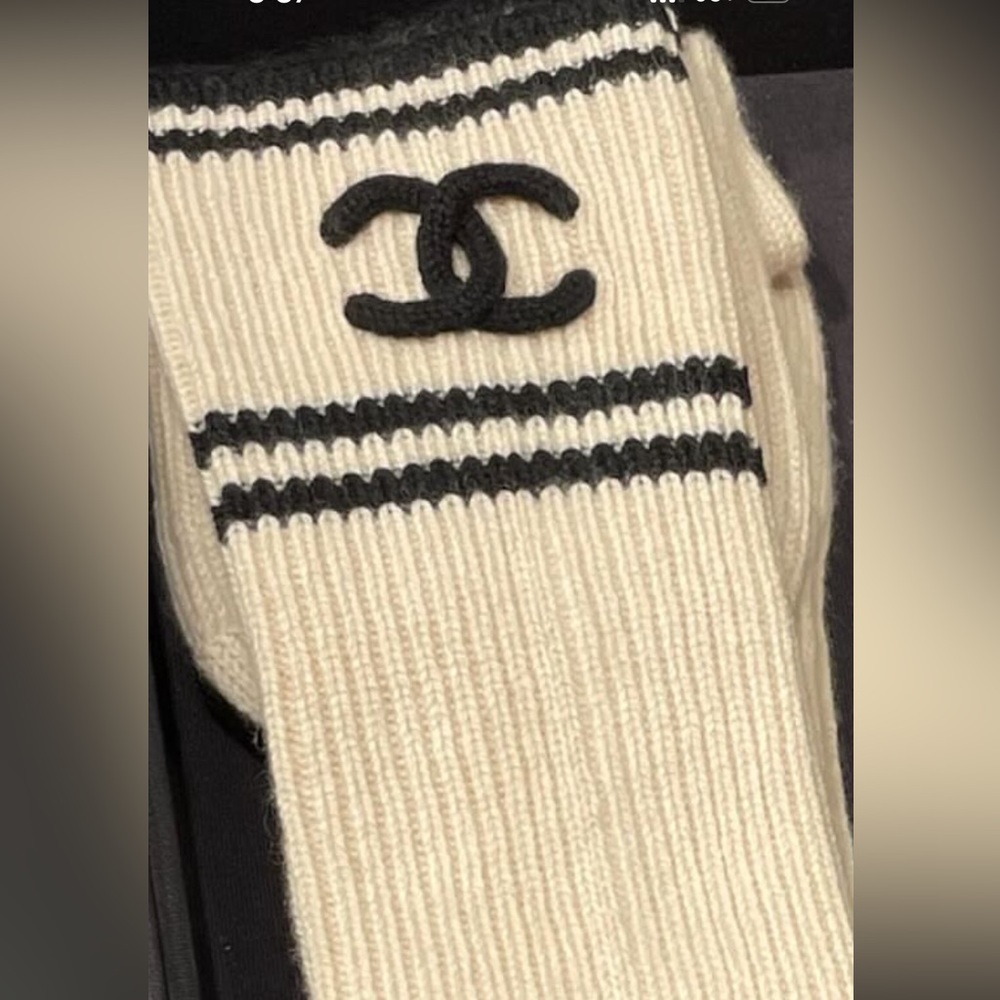 Chanel cashmere socks